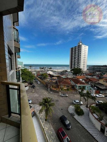 apartment em Rua Paula Ney, Ocian - Praia Grande - SP
