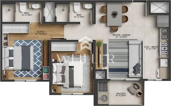 apartment em Rua Onze de Junho, Fazenda - Itajaí - SC