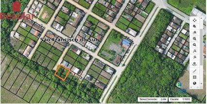 land_lot em Rua das Hortências, Rocio Grande - São Francisco do Sul - SC