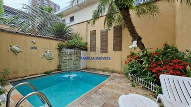 house em Rua Marquês de São Vicente, Campo Grande - Santos - SP