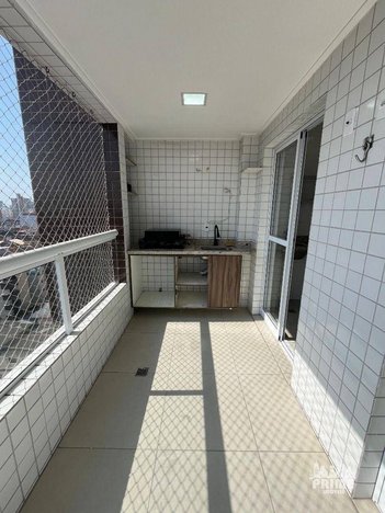 apartment em Rua José de Alencar, Ocian - Praia Grande - SP