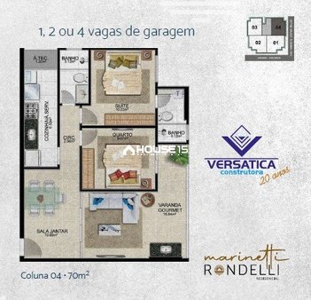 apartment em Oceânica, Praia do Morro - Guarapari - ES