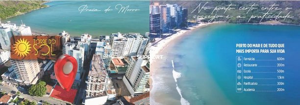 apartment em Avenida Vitória, Praia do Morro - Guarapari - ES