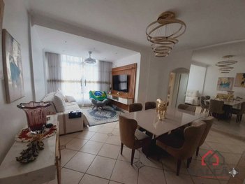 apartment em Avenida Presidente Wilson, Itararé - São Vicente - SP