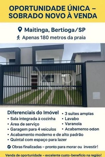apartment em Rua Miguel Seiad Bichir, Maitinga - Bertioga - SP