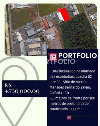 land_lot em das Espatódias, Residencial Aldeia do Vale - Goiânia - GO