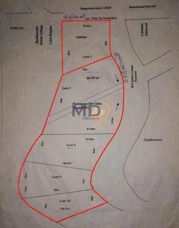 land_lot em Rua Professor Evandro Caiafa Esquivel, Centro - Diadema - SP