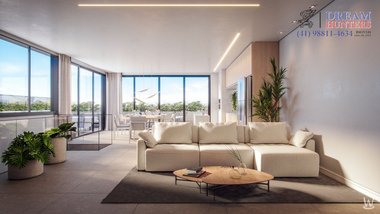 apartment em Rua Eça de Queiroz, Ahú - Curitiba - PR