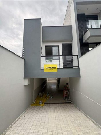 house em Rua Ministro Calógeras, Vila Alzira - Santo André - SP