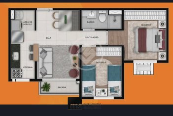 apartment em Rua C70, Setor Oeste - Goiânia - GO