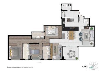 apartment em Rua Oriente, Serra - Belo Horizonte - MG