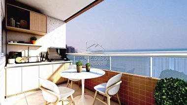 apartment em Avenida Juscelino Kubitschek de Oliveira, Caiçara - Praia Grande - SP