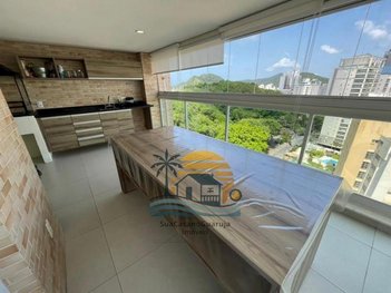 apartment em Rua Nelson Cajado, Jardim Astúrias - Guarujá - SP