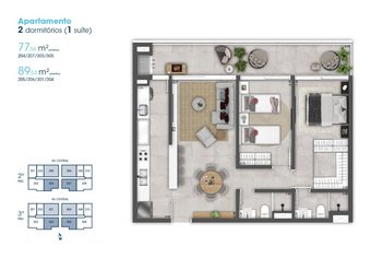 apartment em Avenida Central, Centro - Xangri-Lá - RS