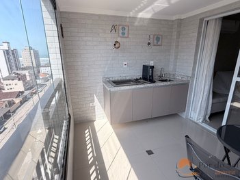 apartment em Rua México, Guilhermina - Praia Grande - SP