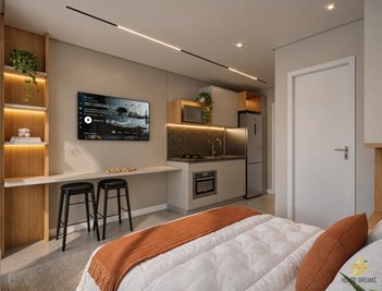 apartment em Rua Manoel dos Santos Barreto, Juvevê - Curitiba - PR