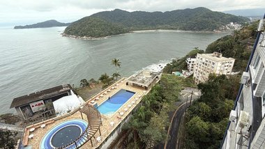 apartment em Alameda Ari Barroso, Ilha Porchat - São Vicente - SP