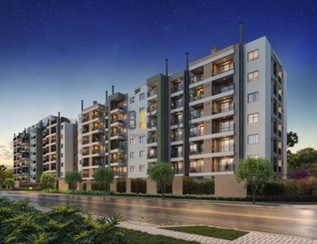 apartment em Rua Aithon Marcel Pereira da Silva, Cajuru - Curitiba - PR