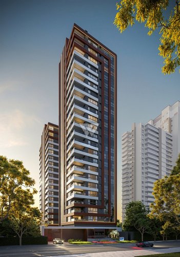 apartment em Rua Carneiro Lobo, Água Verde - Curitiba - PR