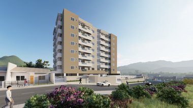 apartment em Zigomar Georgina de Souza Silva, Areias - São José - SC