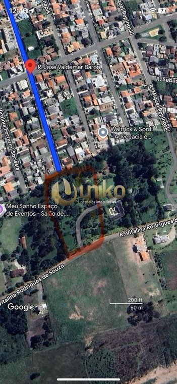 land_lot em Rua José Valdemar Baron, Cachoeira - Curitiba - PR