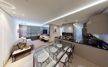 apartment em Rua Espírito Santo, Lourdes - Belo Horizonte - MG