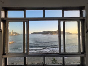 apartment em Avenida Antônio Rodrigues, Centro - São Vicente - SP