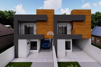 house em Rua Ludovico Kachel, Campo Pequeno - Colombo - PR