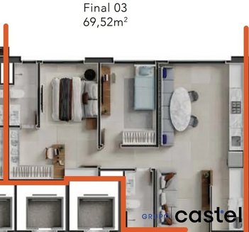 apartment em Avenida H, Jardim Goiás - Goiânia - GO