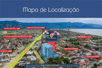 apartment em Rua Botucatu, Praia das Palmeiras - Caraguatatuba - SP