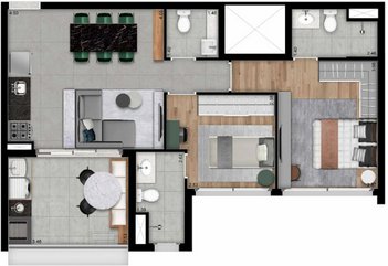 apartment em Rua Senador Milton Campos, Santo Amaro - São Paulo - SP