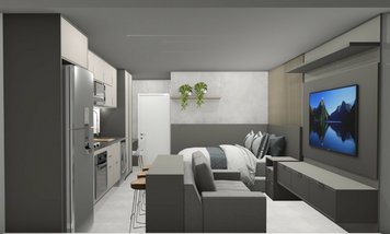 apartment em Rua Coronel Amazonas Marcondes, Cabral - Curitiba - PR
