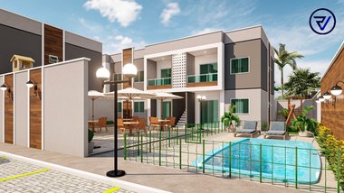 apartment em Rua Antônio Moreira da Rocha, Grilo - Caucaia - CE