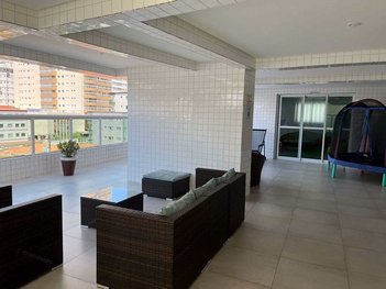 apartment em Rua Eponina, Aviação - Praia Grande - SP