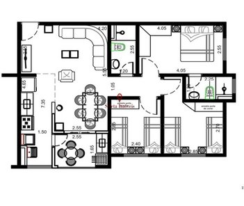 apartment em Rua 5, Vila Operária - Rio Claro - SP