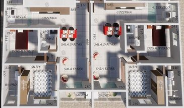 apartment em Rua Luís Antico, Jardim Anchieta - Mauá - SP