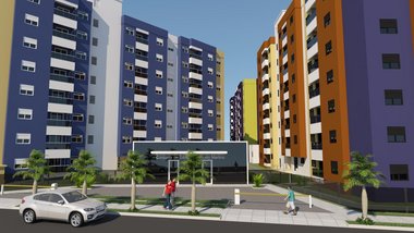 apartment em Carlos Uhr, Uglione - Santa Maria - RS
