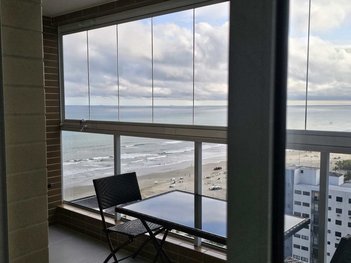 apartment em Rua Caribas, Aviação - Praia Grande - SP