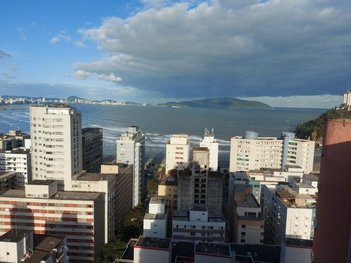 apartment em Rua Saldanha da Gama, Itararé - São Vicente - SP