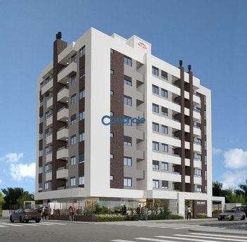 apartment em Rua Benjamin Gerlach, Fazenda Santo Antônio - São José - SC