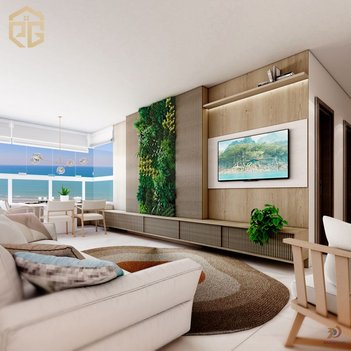 apartment em Rua Doutor Júlio de Mesquita Filho, Aviação - Praia Grande - SP
