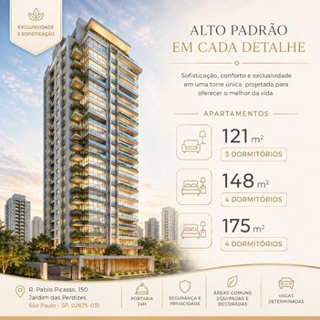apartment em Rua Marc Chagall, Água Branca - São Paulo - SP