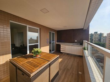 apartment em Rua Puri, Tupi - Praia Grande - SP