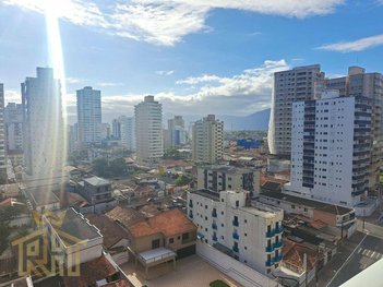 apartment em Rua Doutor Júlio de Mesquita Filho, Aviação - Praia Grande - SP