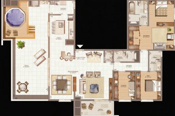 apartment em Rua Flórida, Passa Vinte - Palhoça - SC