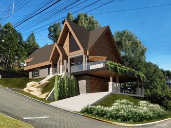 house em Gentil Bonato, Pórtico - Gramado - RS