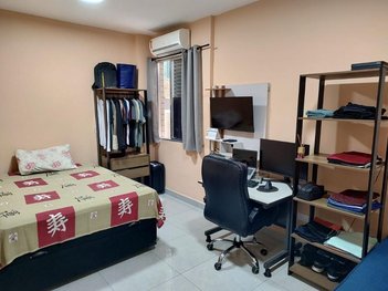 apartment em Rua Jorge Tibiriçá, Gonzaga - Santos - SP