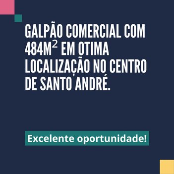 industrial em Rua Álvares de Azevedo, Centro - Santo André - SP