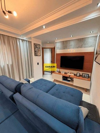 apartment em Rua Carneiro Leão, Vila Scarpelli - Santo André - SP