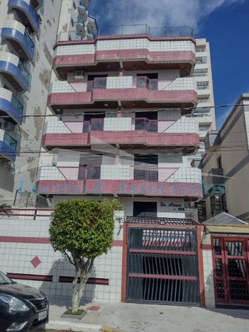 apartment em Rua Carlos Gomes, Ocian - Praia Grande - SP